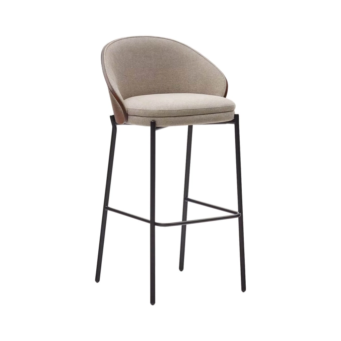 EAMY H 77 Chenille Marron Clair / Frêne finition Wengué KAVE HOME