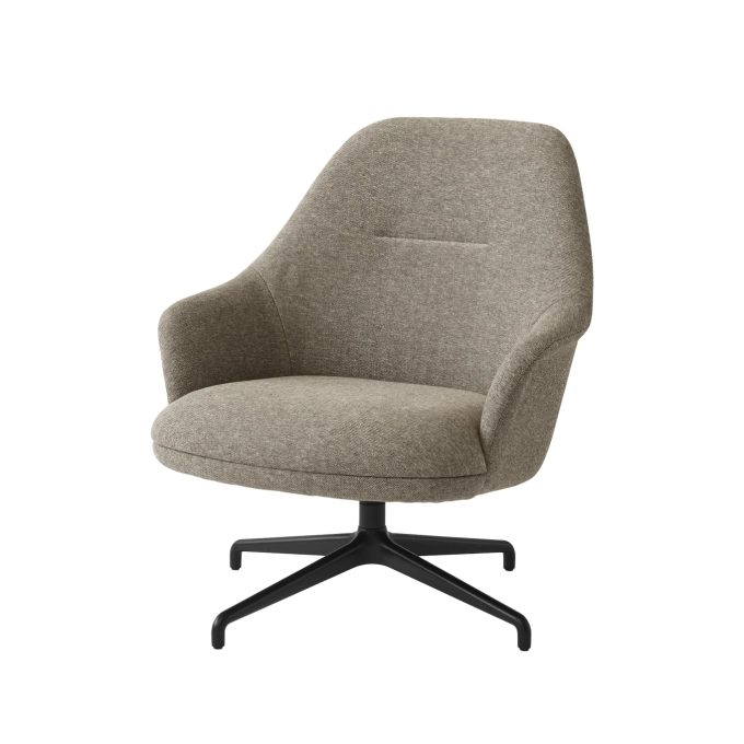 Easy chair RELY HW139 Clay 0009/Black AND TRADITION