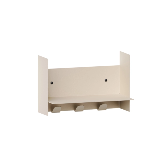 Shelving PLI Cream White with coat racks L 30 TIPTOE