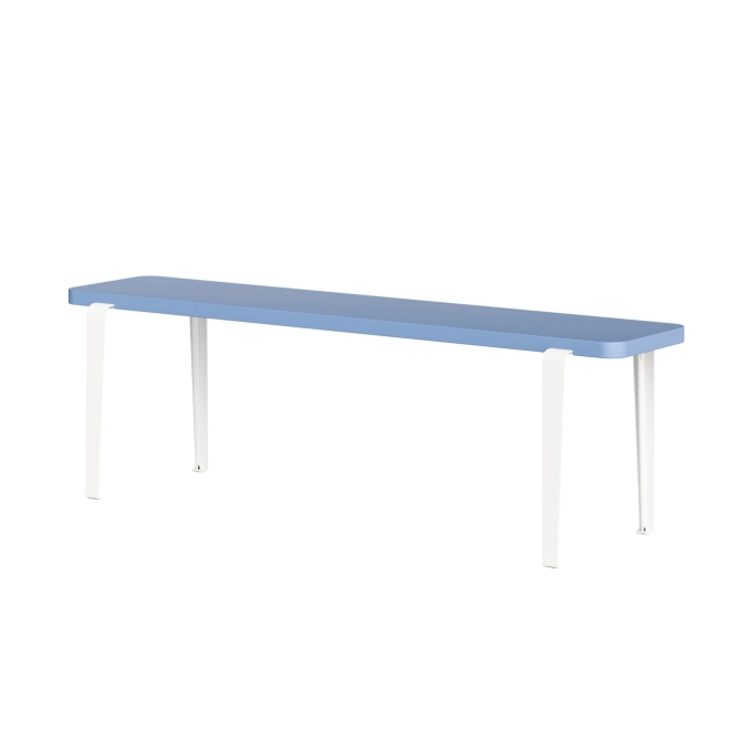 Banc LOU Bleu Roche/Blanc Crème L 140 TIPTOE