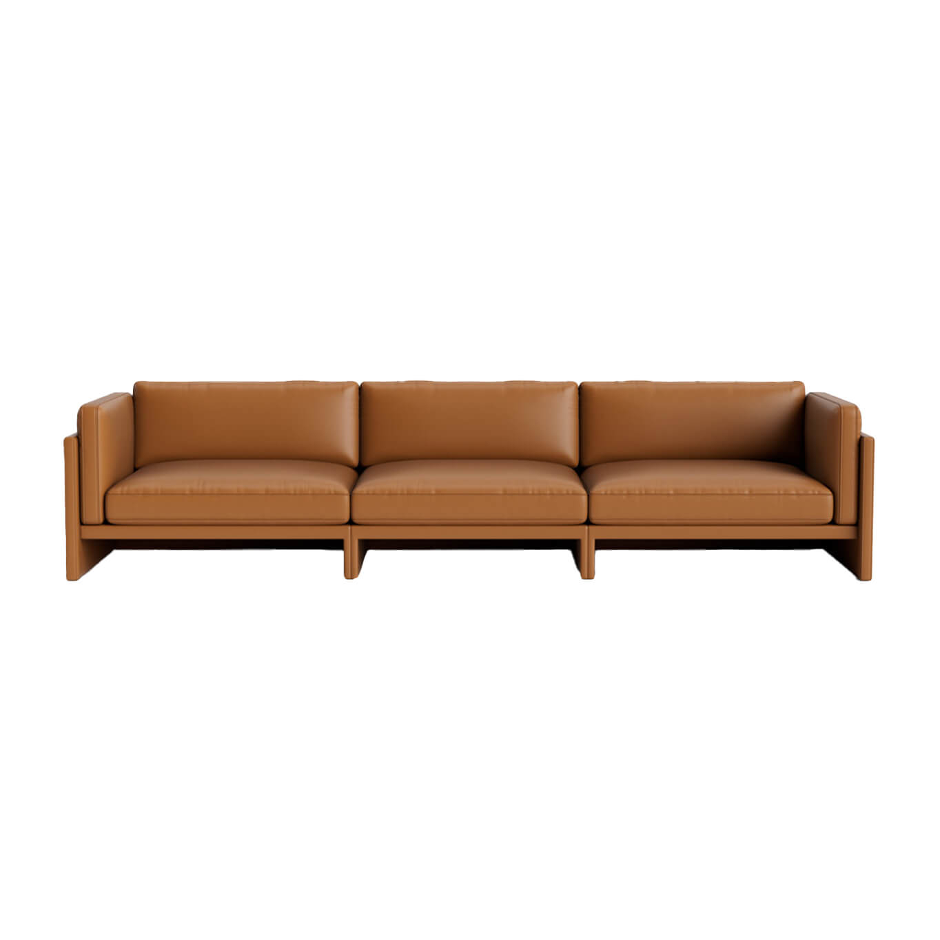 Sofa SOFTY 4 Seater Cognac NORMANN COPENHAGEN
