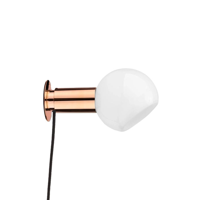 Wall light DONYA with plug Polished Copper ANOUR