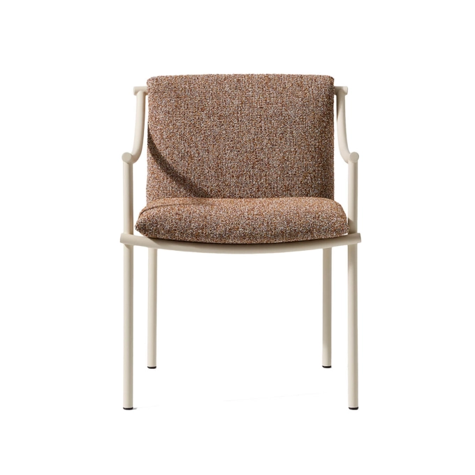 Chaise extérieure VIDALENTA Blanc Panna/ Lerici Terracotta CASSINA