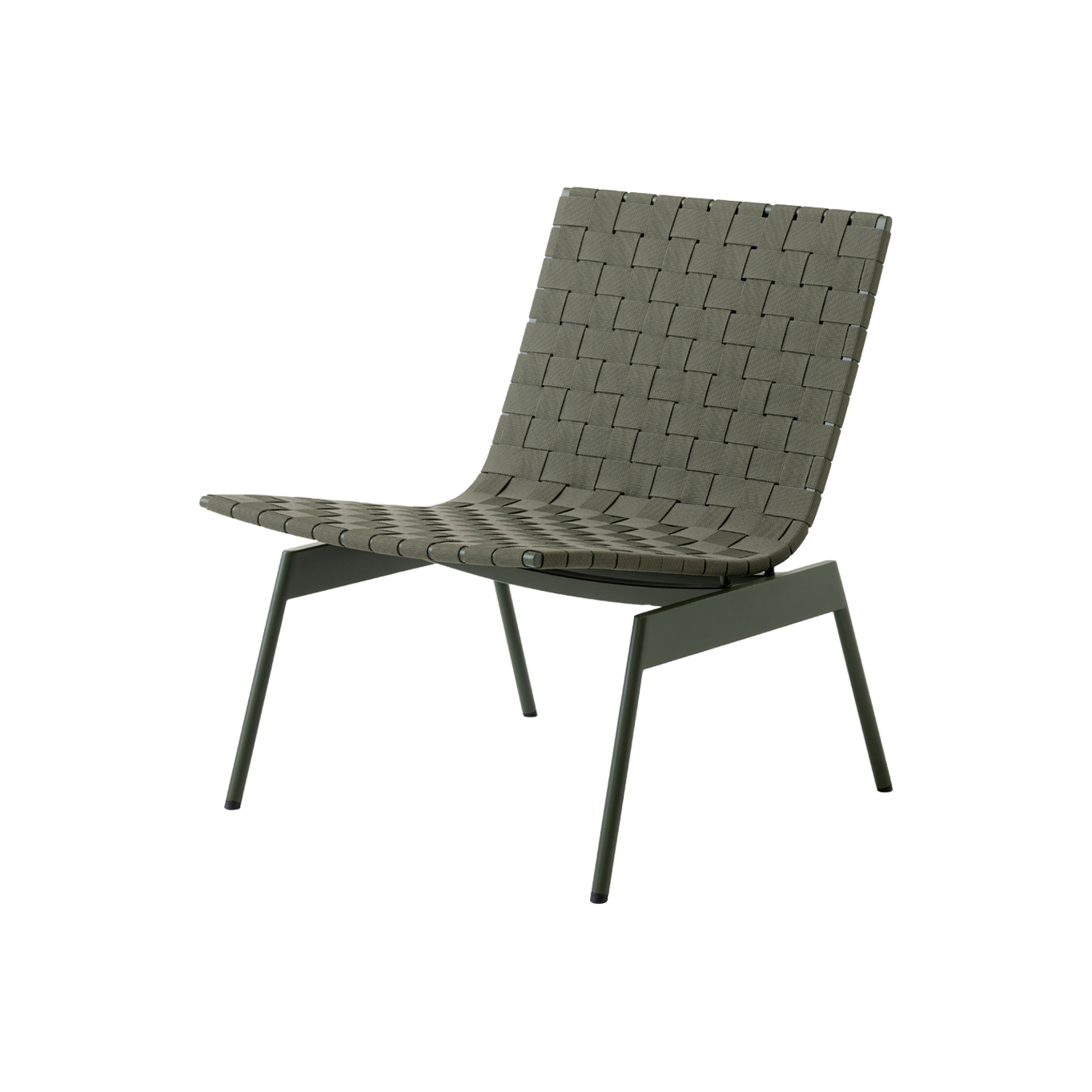 Outdoor Lounge Chair VILLE AV44 Bronzed Green AND TRADITION