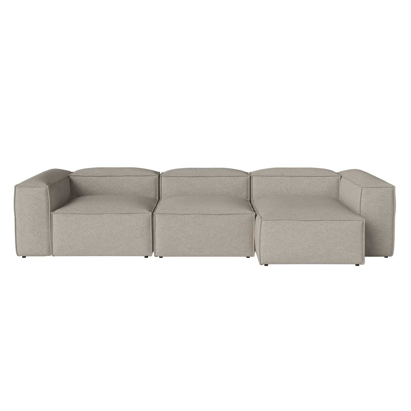 Canapé COSIMA Chaise Longue Droite 340x120 Monza Sand BOLIA
