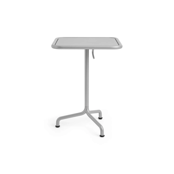 Table extérieure DEVILLE 55x55 Gris argent HAY