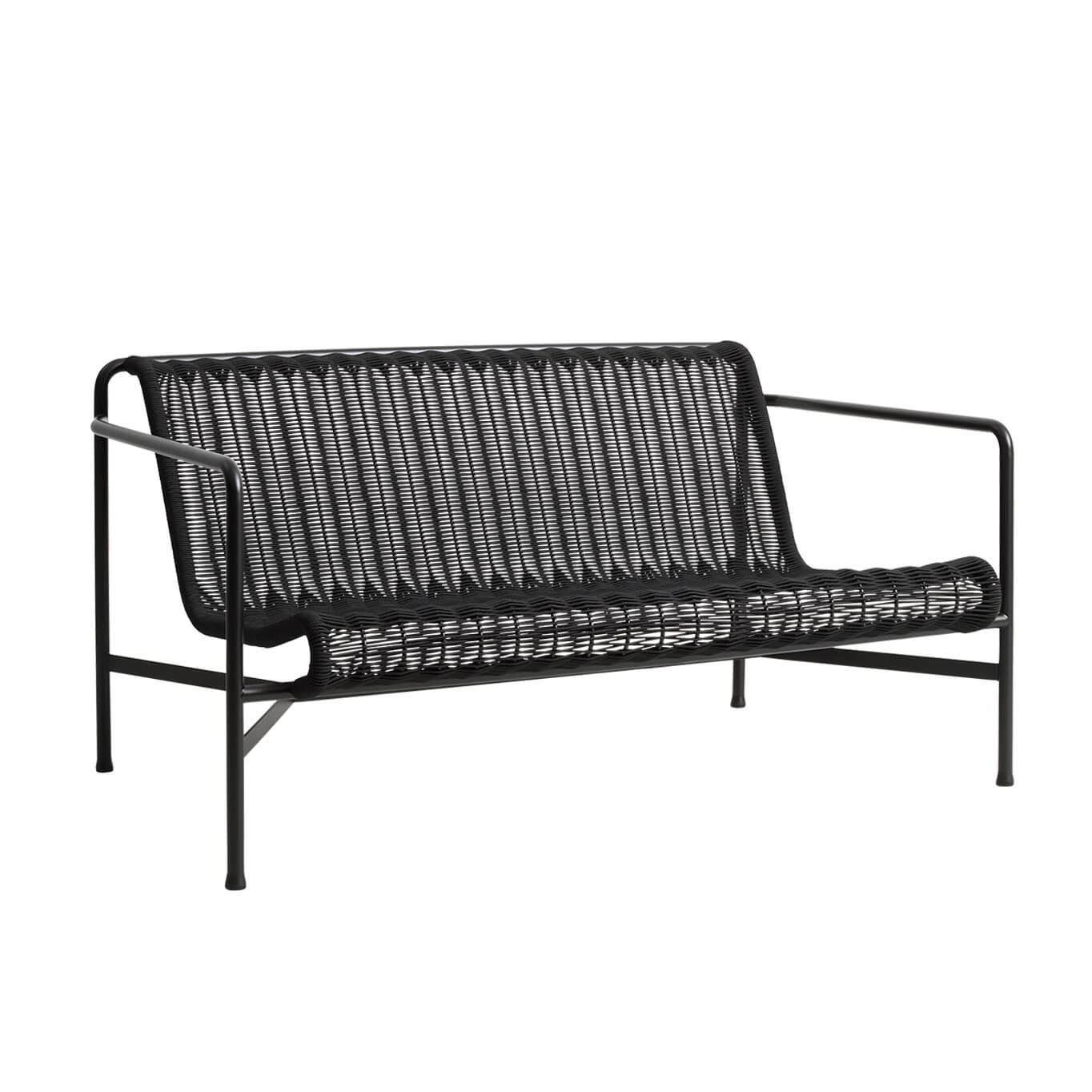 Outdoor Sofa PALISSADE CORD Lounge Sofa Anthracite HAY