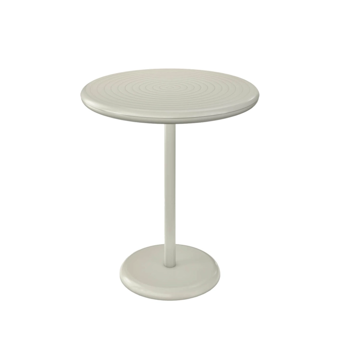 Outdoor Table GROOVE round Mastic TOM DIXON
