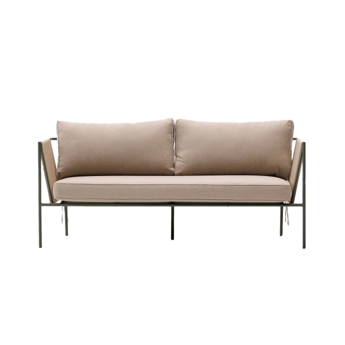 ZIVIA 2 places Corde Ecru / Vert KAVE HOME