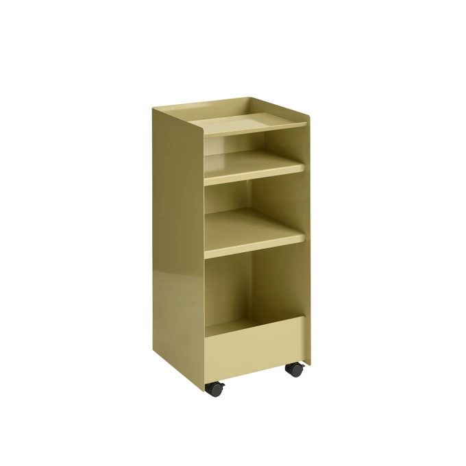 Trolley FOLDED open H 83,7 Beige/Dark Green MUUTO