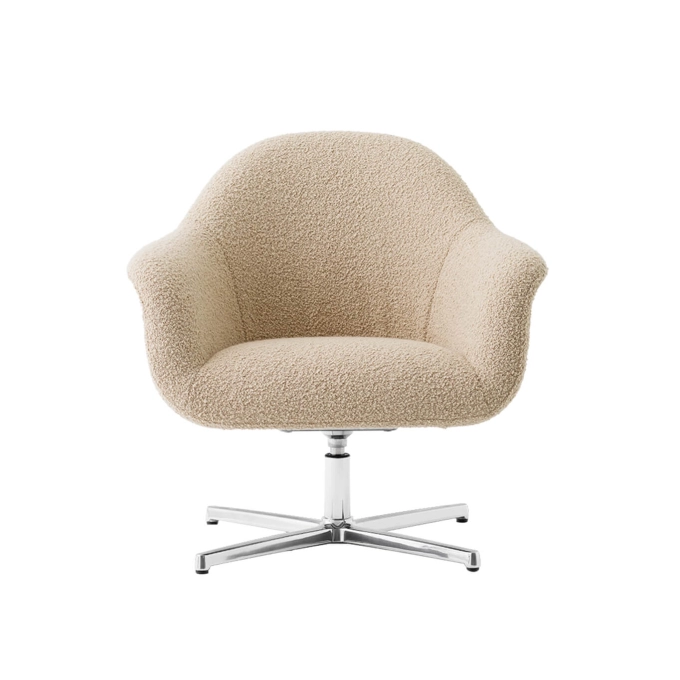 Easy chair HARBOUR Swivel Baena 15/ Aluminium AUDO COPENHAGEN
