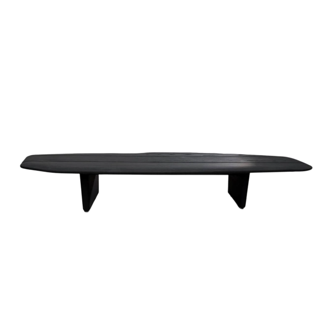Coffee Table NAIROBI Iroko Black BAXTER MADE IN ITALY