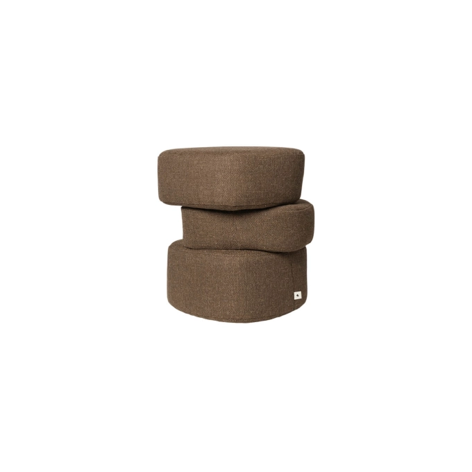 Pouffe PLYO Dark Brown FERM LIVING