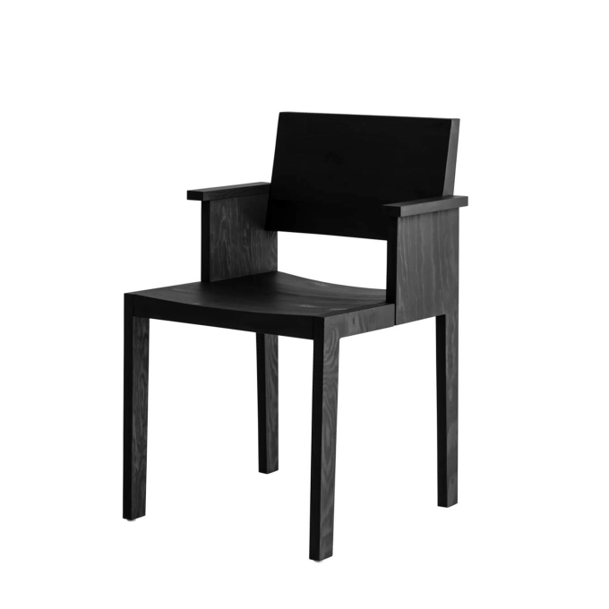 Fauteuil MAASTO avec accoudoirs Noir VAARNII