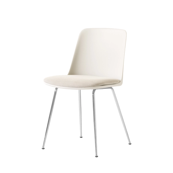 Dining Chair RELY HW7 Oyster/Steelcut Trio 0213 AND TRADITION