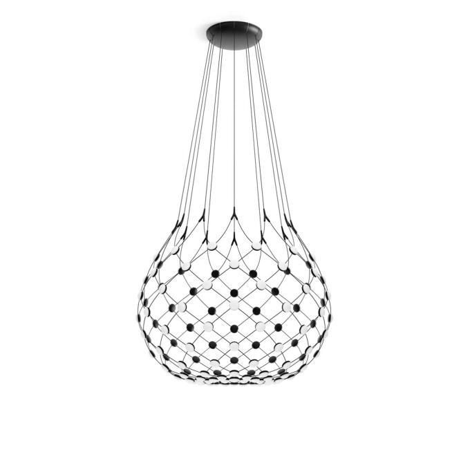 Pendant Light MESH Ø 100 Black LUCEPLAN
