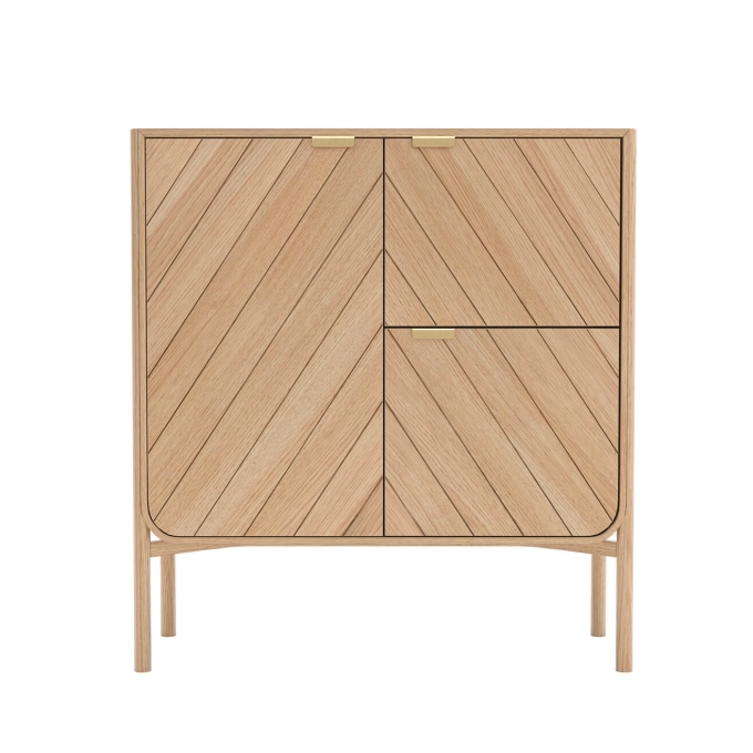 Meuble de rangement Vaisselier MARIUS Chêne HARTO