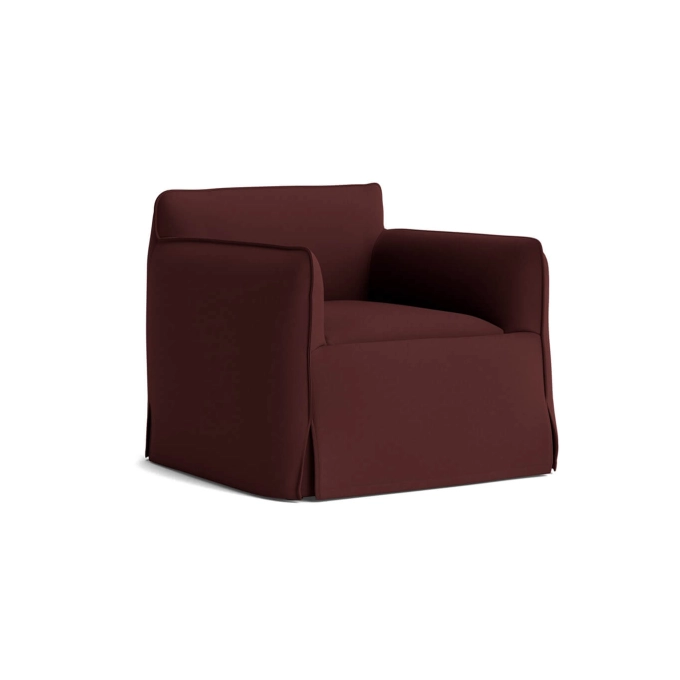 Easy chair MIMI Steelcut 655 Dark Red HAY
