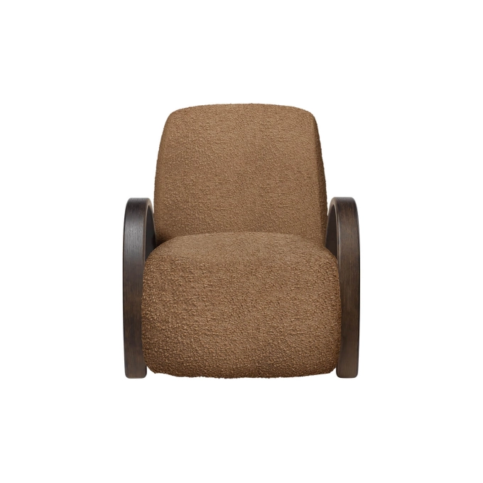 Fauteuil BUUR Bouclé Brun FERM LIVING