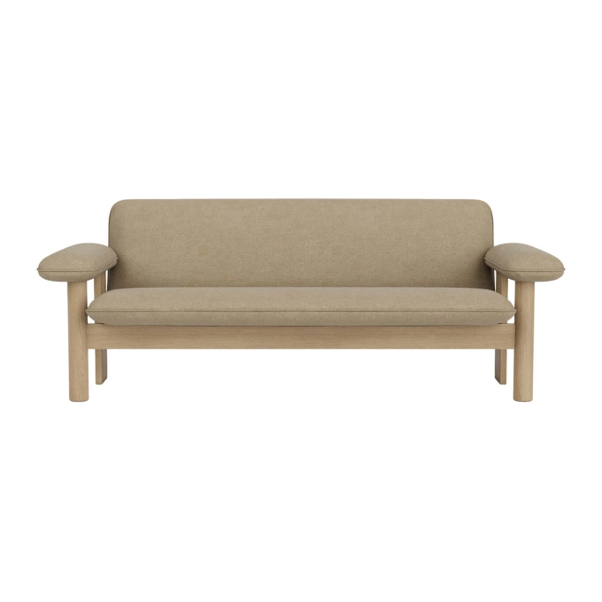 Sofa BRASILIA Oak/ Audo Bouclé 02 AUDO COPENHAGEN