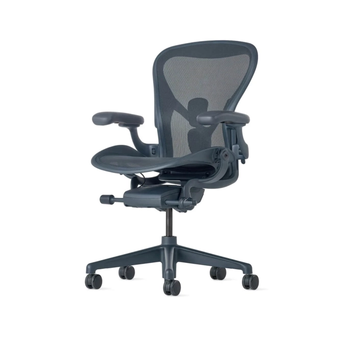 Fauteuil de bureau AERON Bleu Nuit HERMAN MILLER