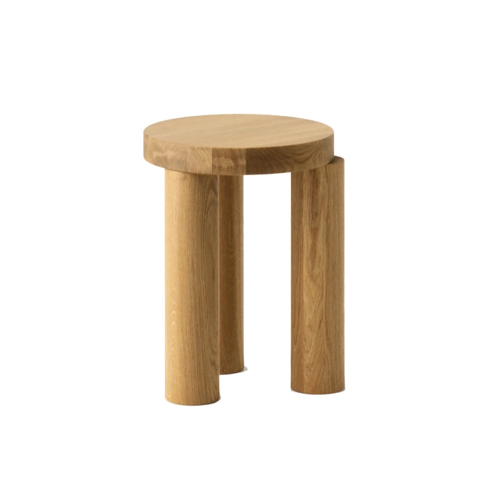 Stool OFFSET Natural Oak RESIDENT