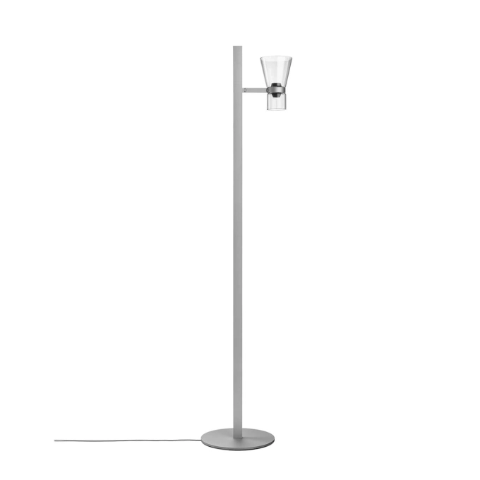 Lampadaire NOCTURNE FLOOR 1 CONE Argent FLOS