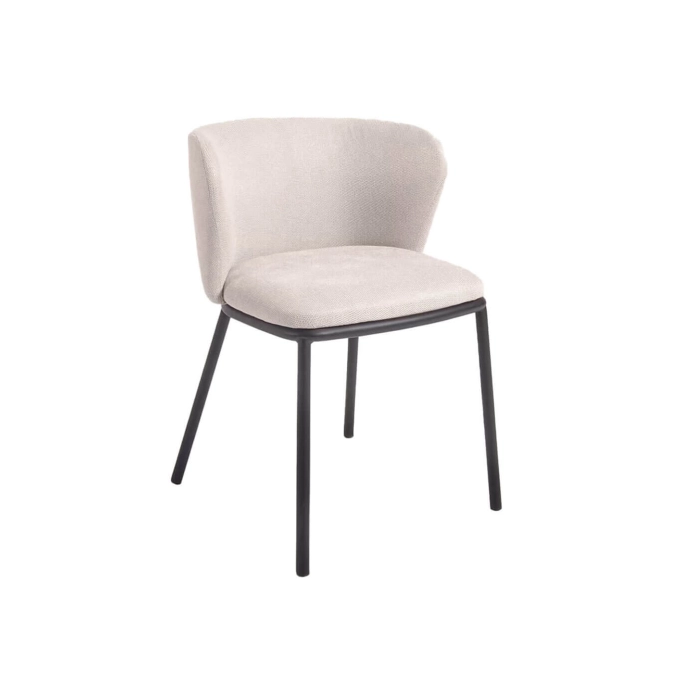 CISELIA Chenille Beige / Noir KAVE HOME