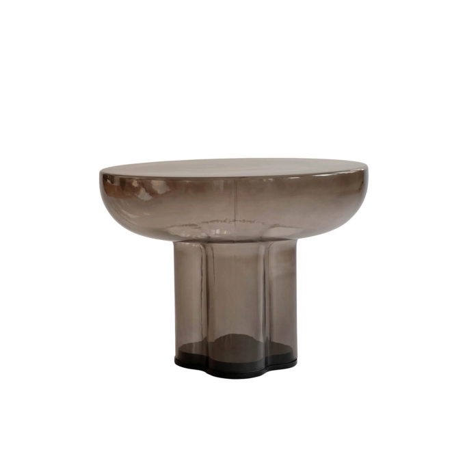 Table basse CROWN LOW verre Forêt fumée 101 COPENHAGEN