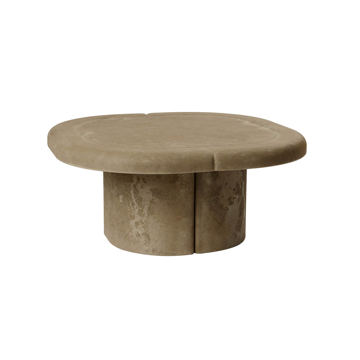 Table basse ALDER LOUNGE CARRÉ Gris terre MATER