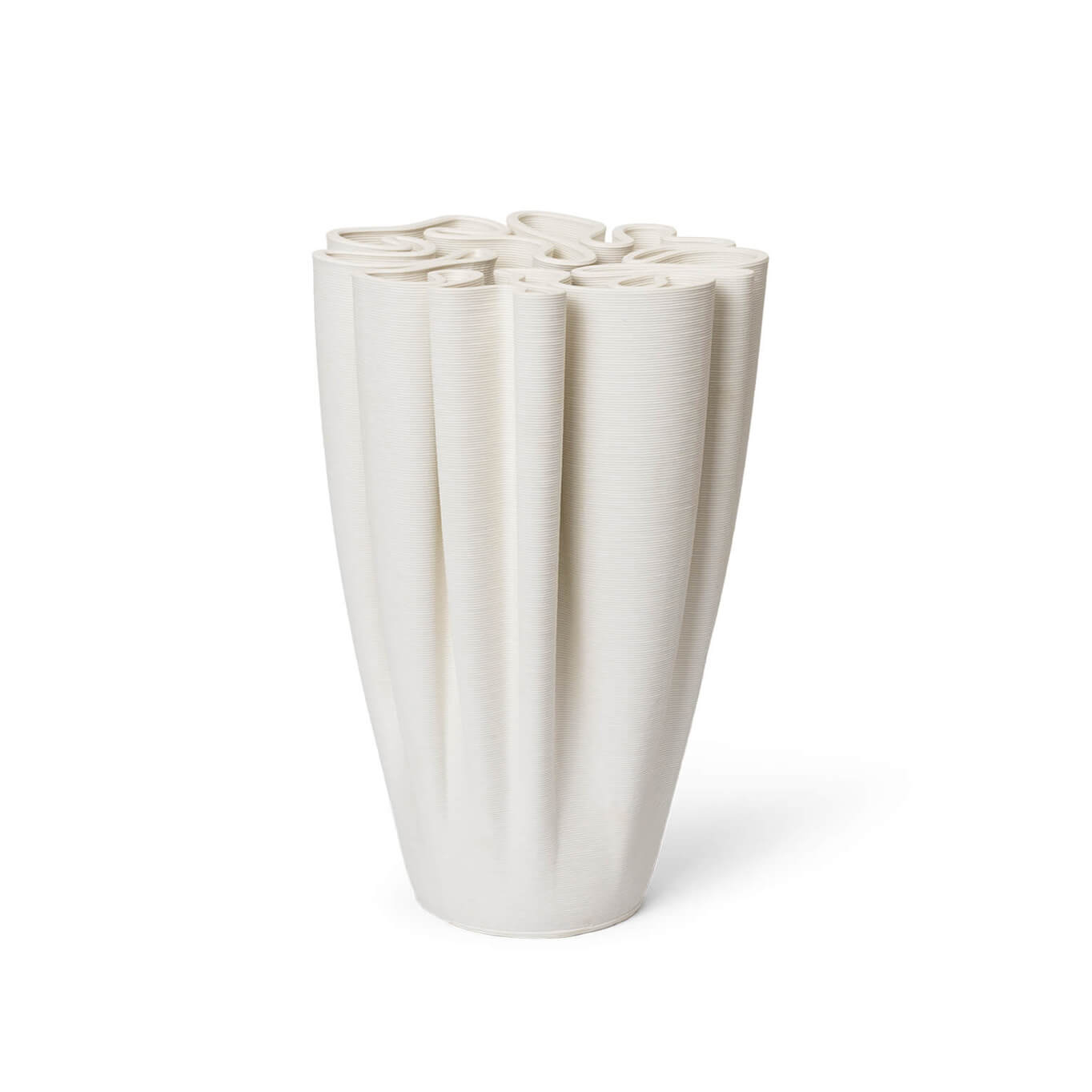 Vase DEDALI Large Blanc Cassé FERM LIVING
