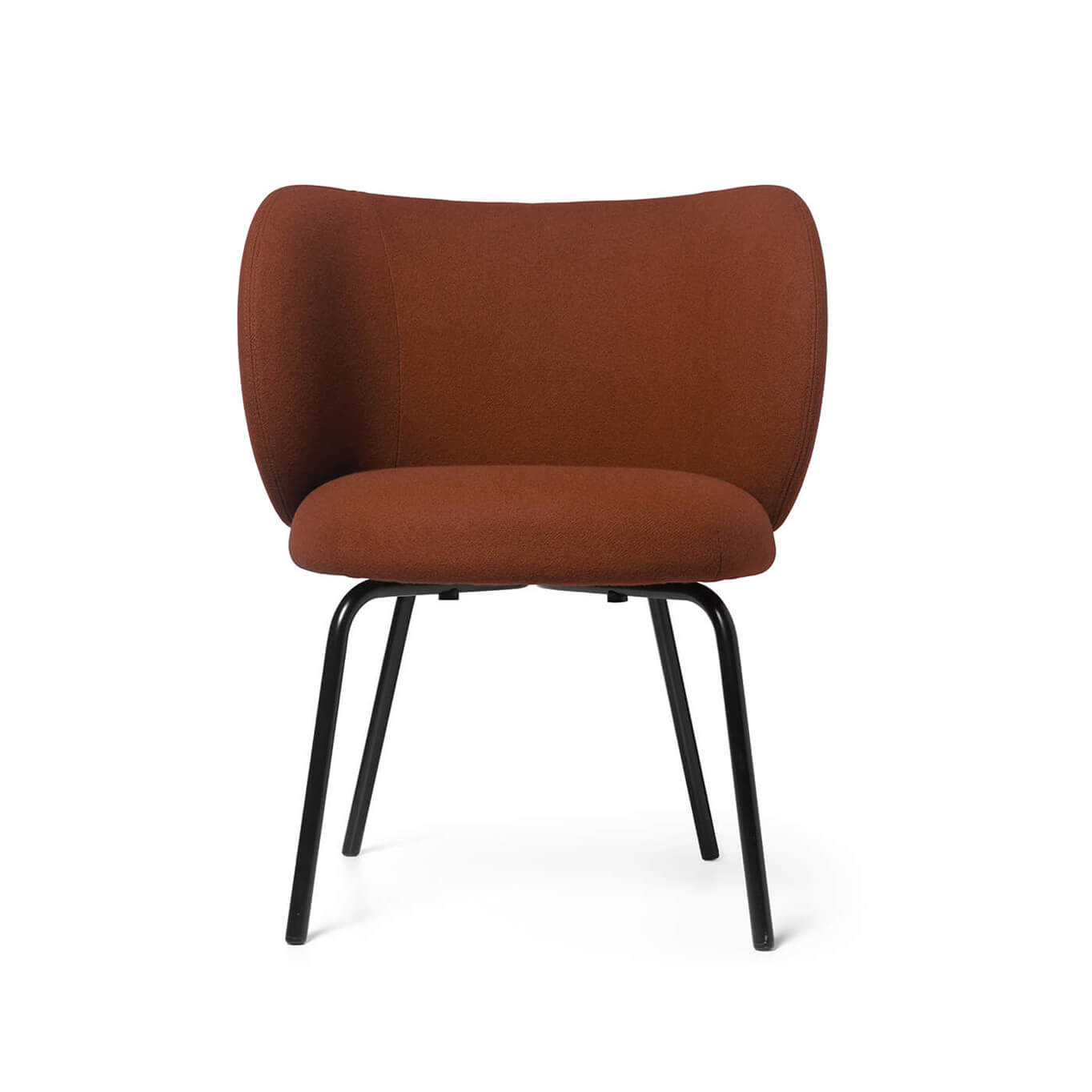 Chaise RICO Tonus Brun Rouge FERM LIVING