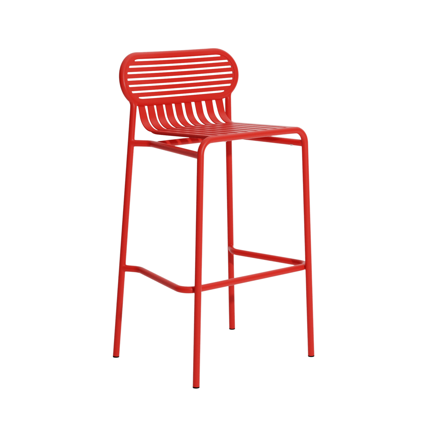Tabouret haut WEEK-END Rouge PETITE FRITURE