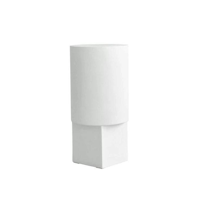 Side Table COLUMN Bone white fiber concrete 101 COPENHAGEN