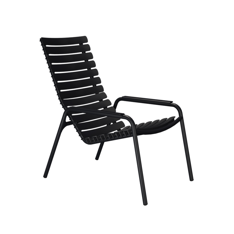 Fauteuil extérieur Fauteuil RECLIPS Noir HOUE