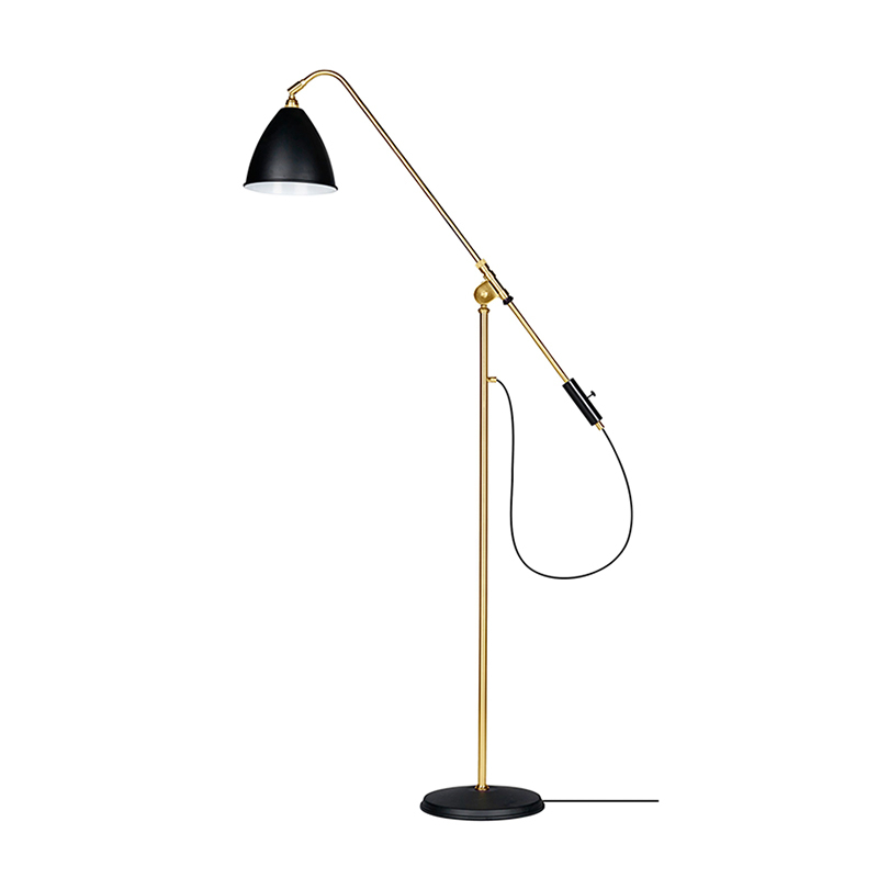 Lampadaire BESTLITE BL4 Laiton/ noir GUBI