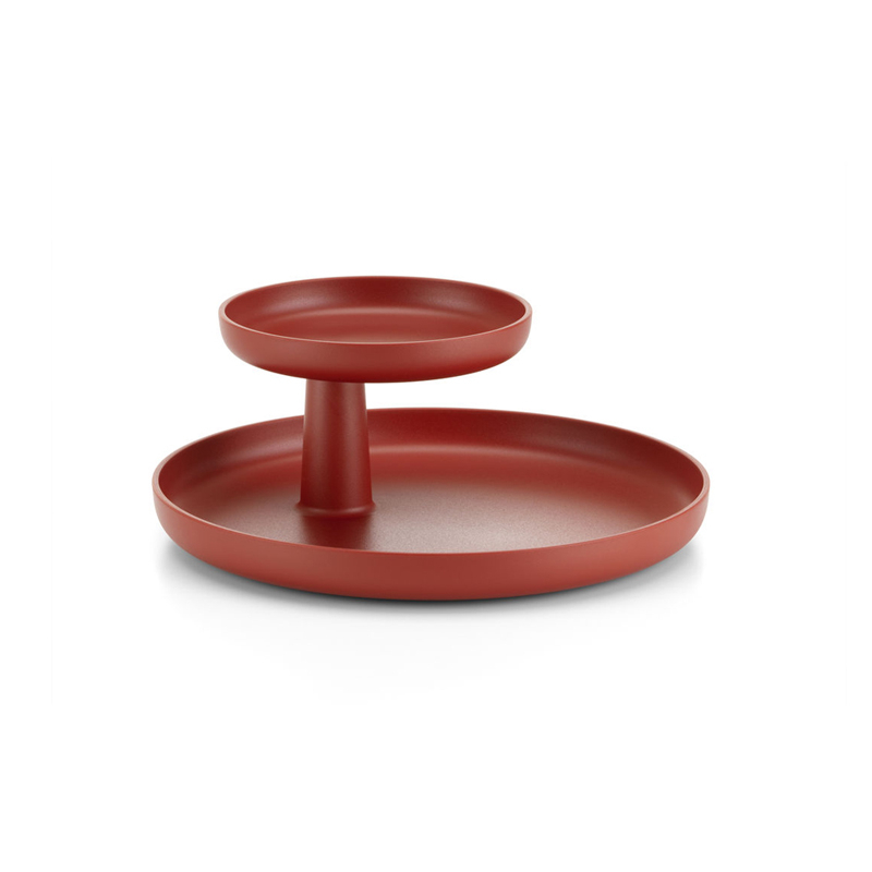 Plateau, plat Plateau pivotant ROTARY TRAY Brique foncé VITRA