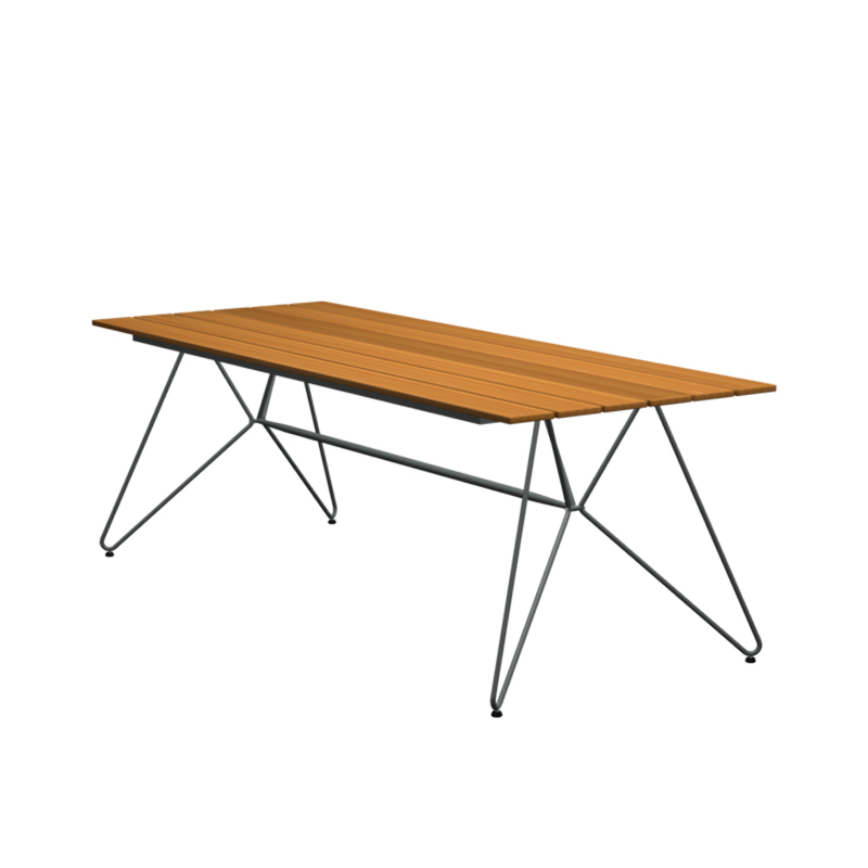 Table extérieur Table SKETCH 220x89 Bambou/ gris HOUE