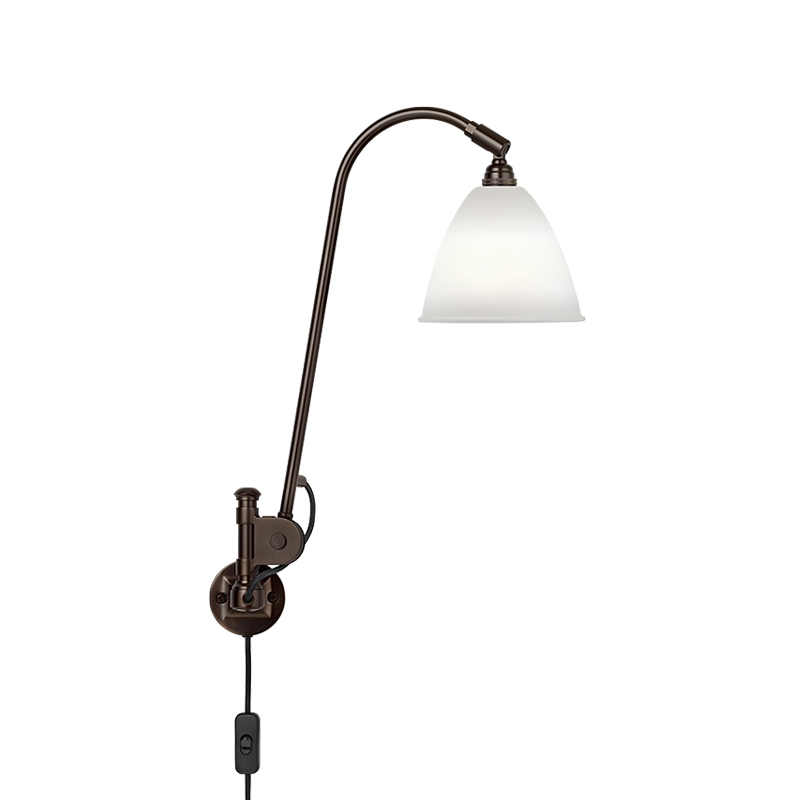 Applique BESTLITE BL6 Laiton noir/ porcelaine GUBI