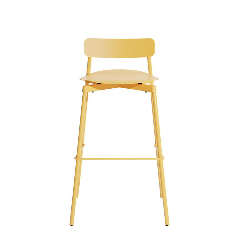 Tabouret haut FROMME H75 Safran PETITE FRITURE