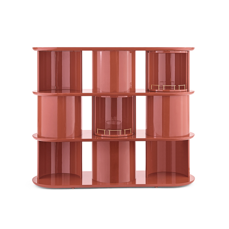 Meuble de rangement HIDE & SEEK Rouge brillant GALLOTTI & RADICE