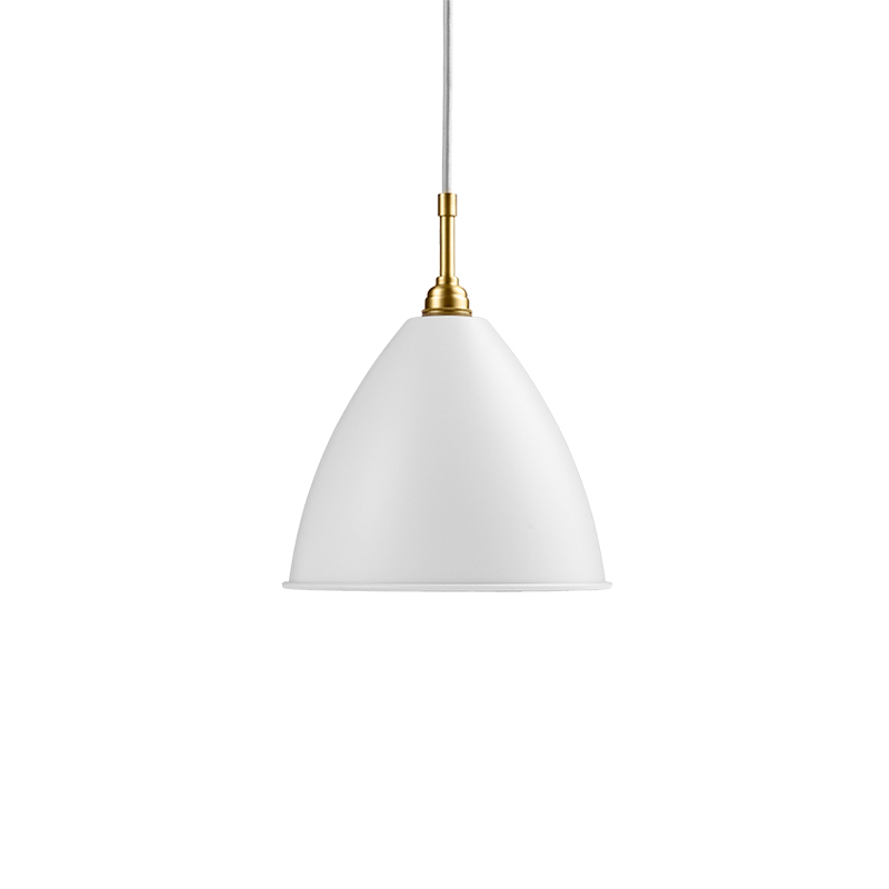 Suspension BESTLITE BL9 M Ø21 Laiton/ blanc GUBI