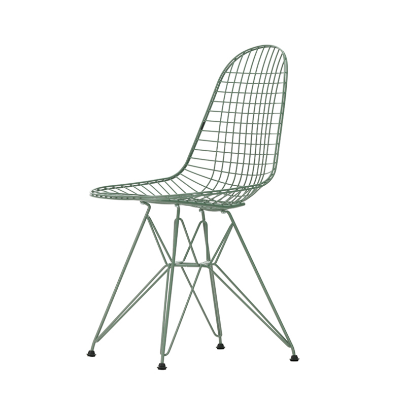 Chaise EAMES WIRE CHAIR DKR Vert mousse Eames VITRA