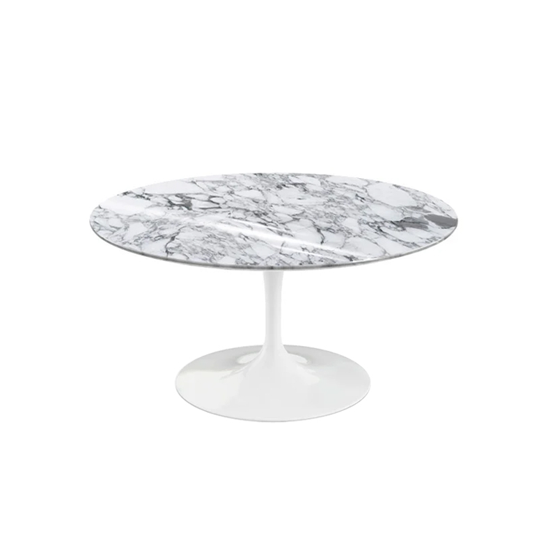 Table basse SAARINEN Marbre Arabescato brillant KNOLL
