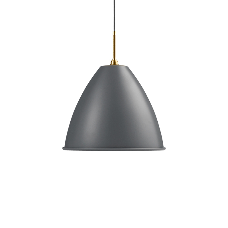 Suspension BESTLITE BL9 L Ø40 Laiton/ gris GUBI