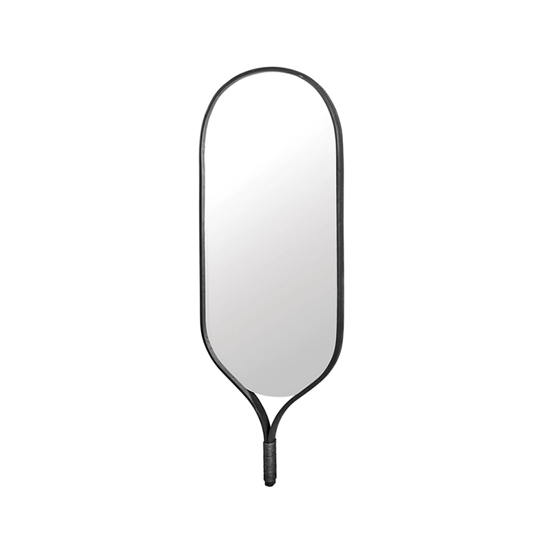 Miroir Miroir RACQUET H 140 Chêne teinté noir BOLIA