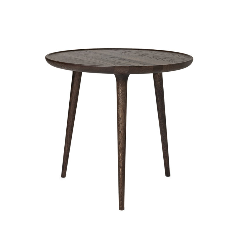 Table d'appoint guéridon ACCENT Large Chêne Sirka gris MATER