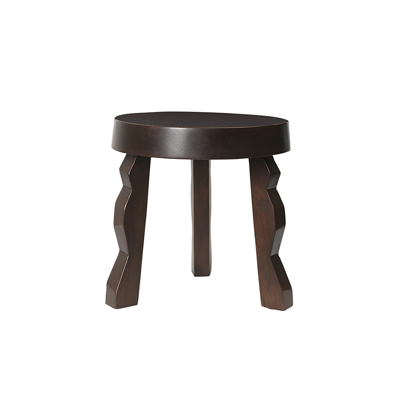 Tabouret FAYE Marron foncé FERM LIVING