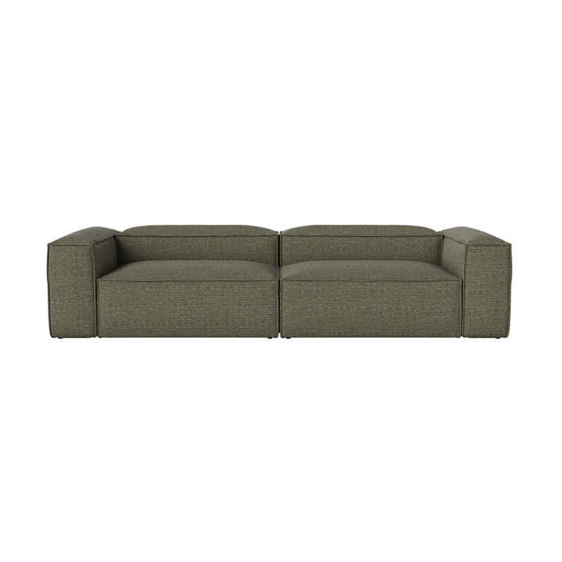 Canapé COSIMA L 300 - 2 modules profondeur 100 Globa dust green BOLIA