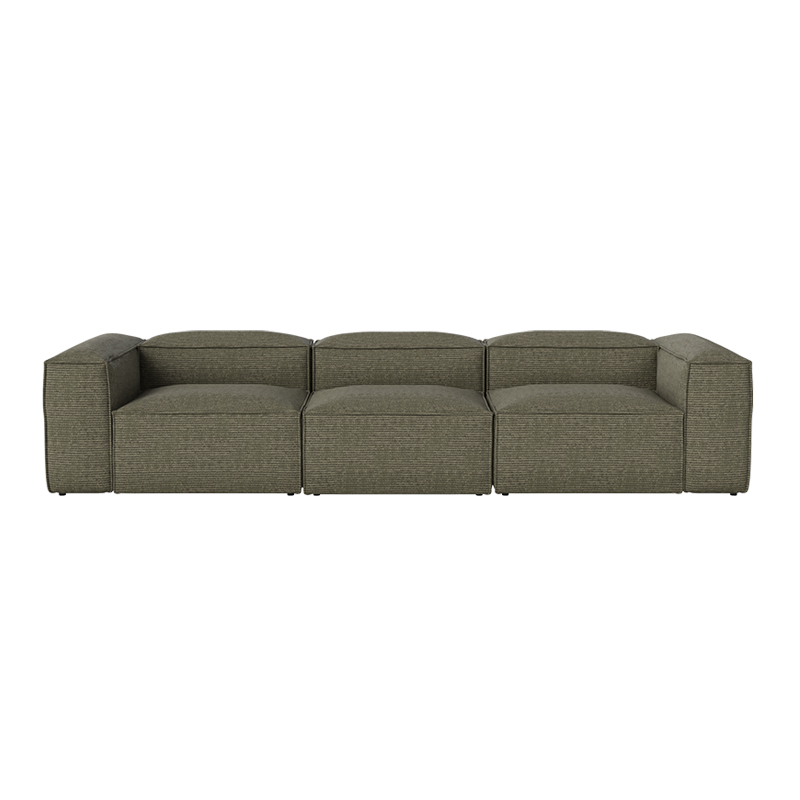 Canapé COSIMA L 330 - 3 modules profondeur 100 Globa dust green BOLIA